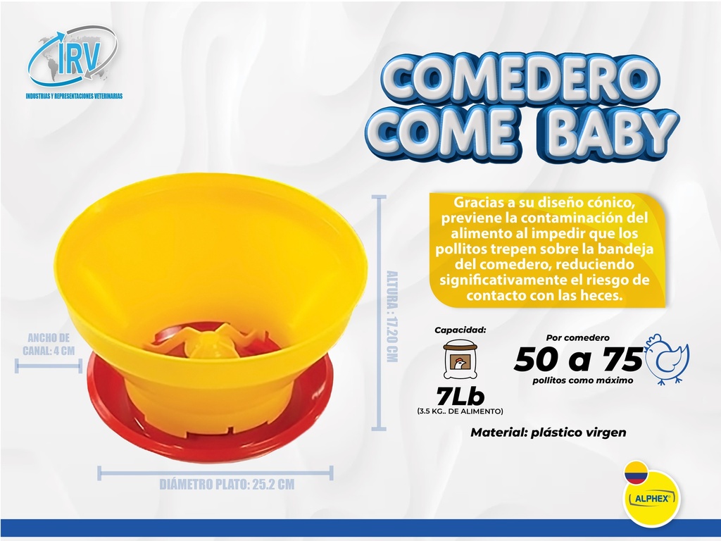 Comedero Comebaby Alphex