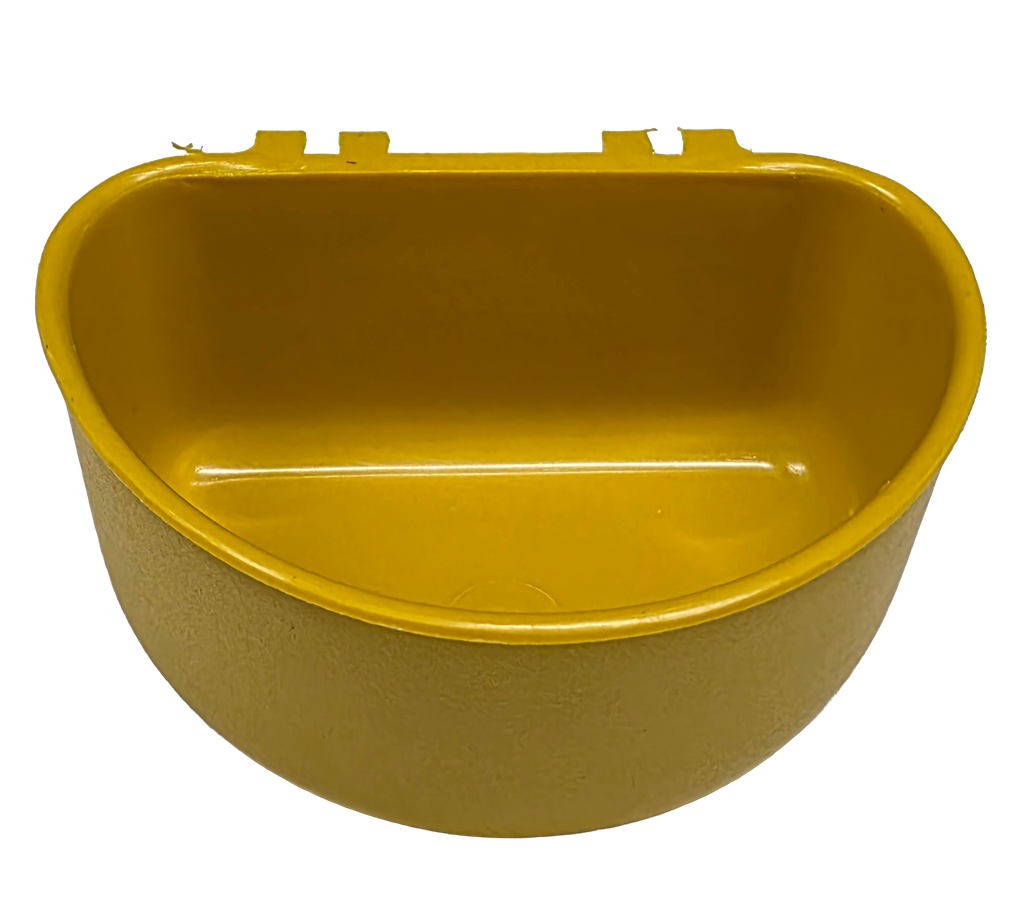 Comedero jaula amarillo