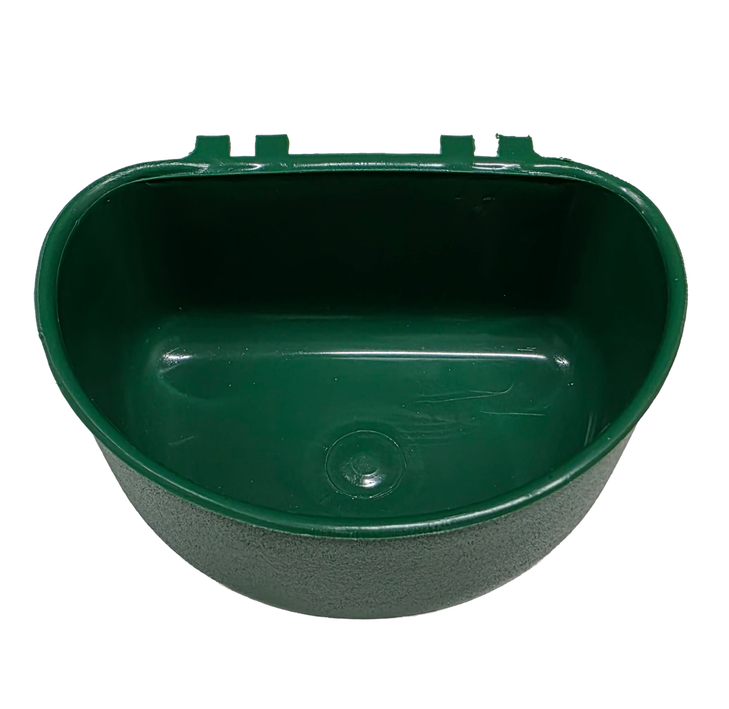 Comedero jaula verde