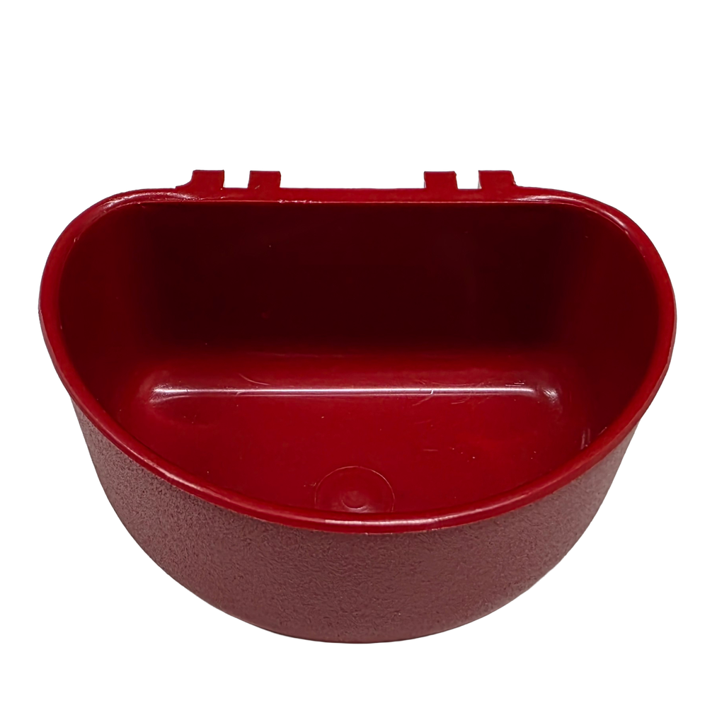 Comedero jaula rojo