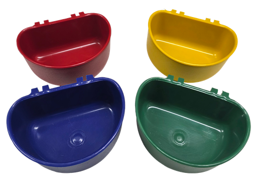 [5-0602036] Comedero multicolor para jaula